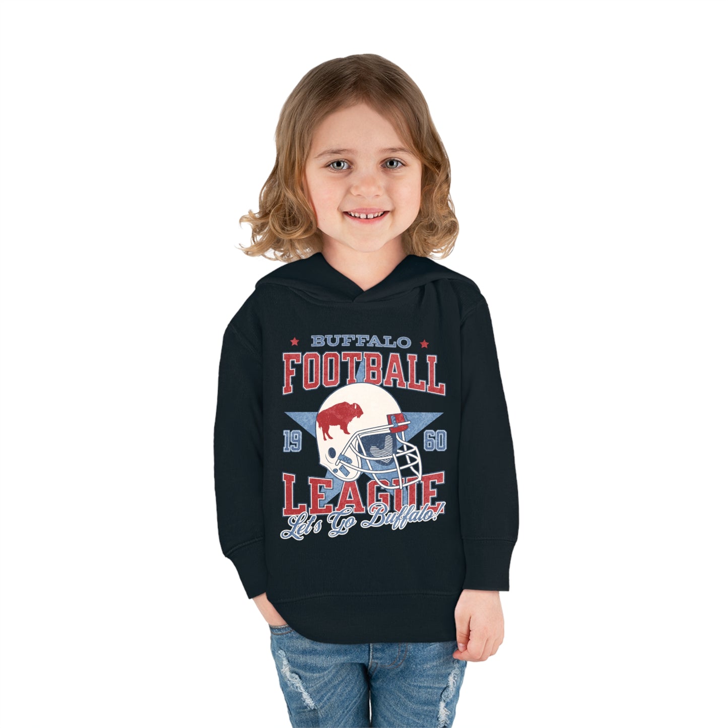 Buffalo Football League Vintage Style Toddler Hoodie