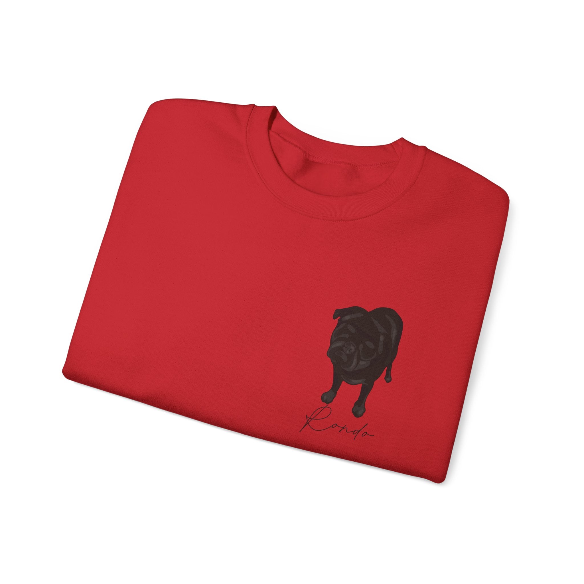 Crewneck sweatshirt with custom portrait