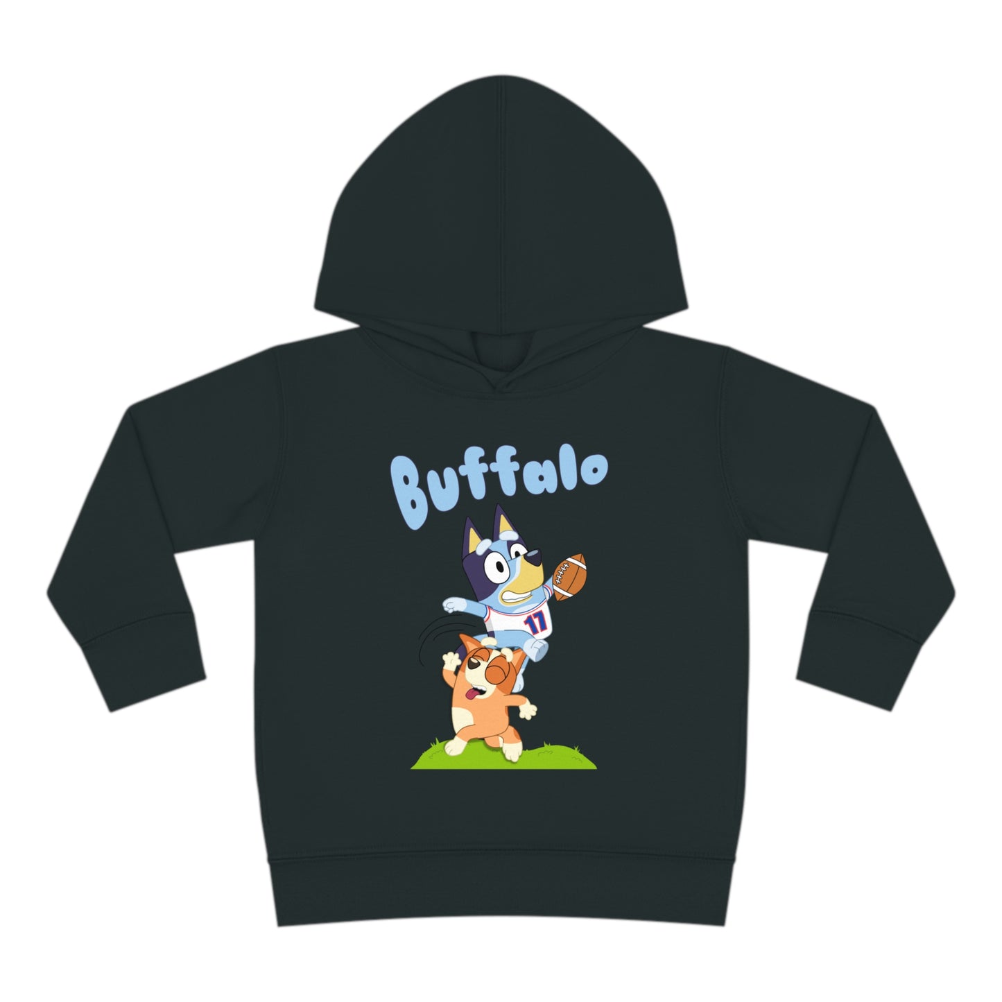 Bluey Buffalo Football Hurdle Toddler Pullover Fleece Hoodie