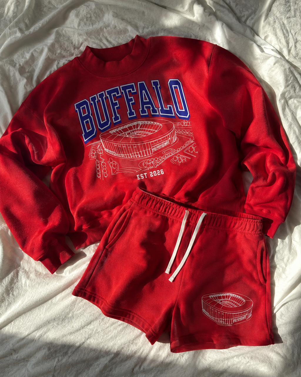 Buffalo Stadium 2026 Mockneck Sweatshirt set