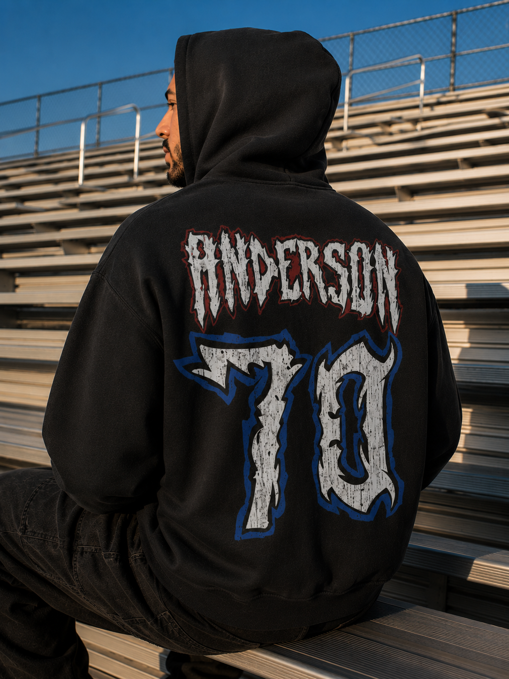 Alec Anderson Big Face Hoodie