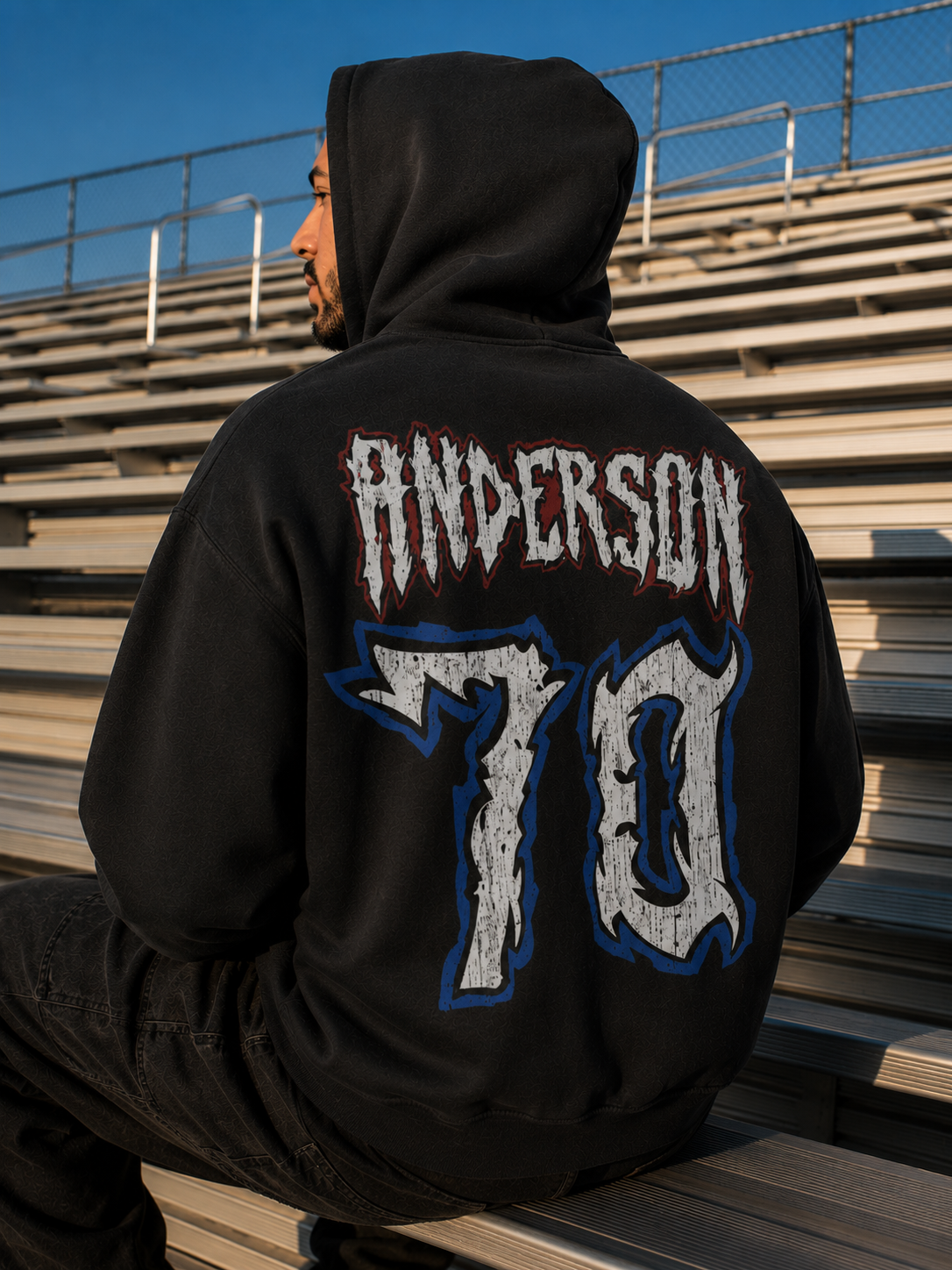 Alec Anderson Big Face Hoodie