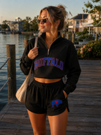 Buffalo Mock-Neck Quarter-Zip Sweatshirt
