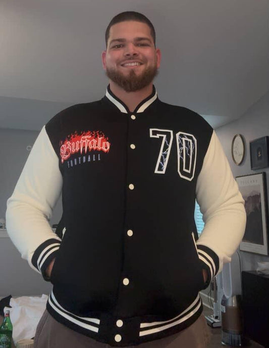 Alec Anderson X MHAWNY Fleece lined Varsity Jacket