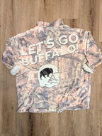 Buffalo Football Camo Fuzzy Fleece Zip-Up