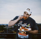 Buffalo Food Slut X Hashtag Beanie T-Shirt