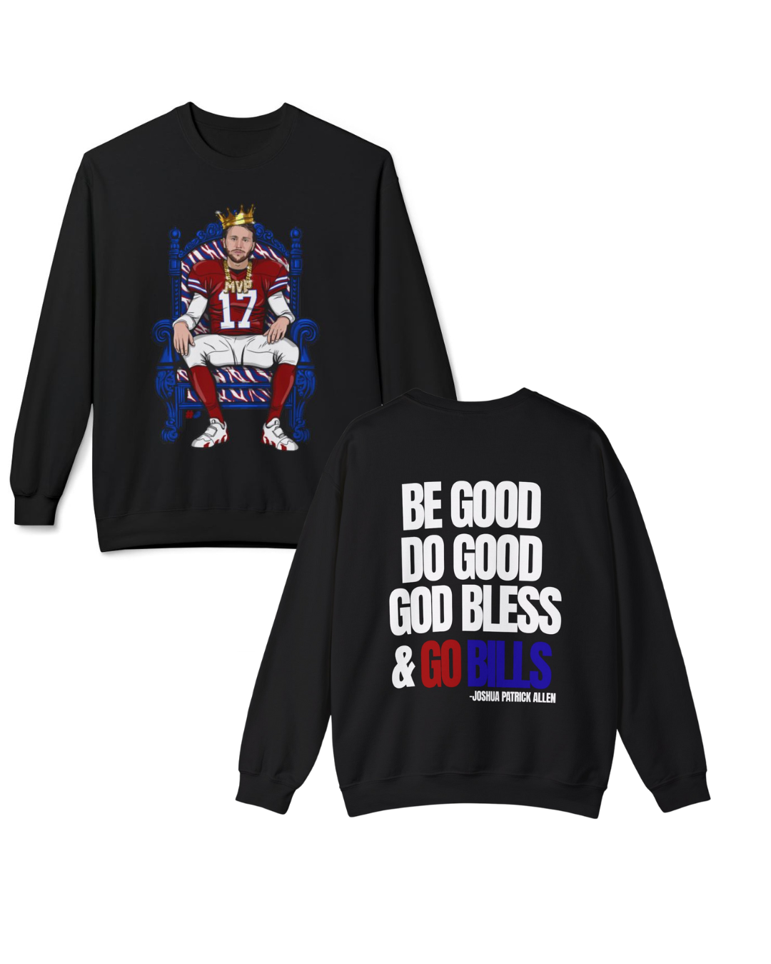 BE GOOD DO GOOD MVP TROPHY CREWNECK