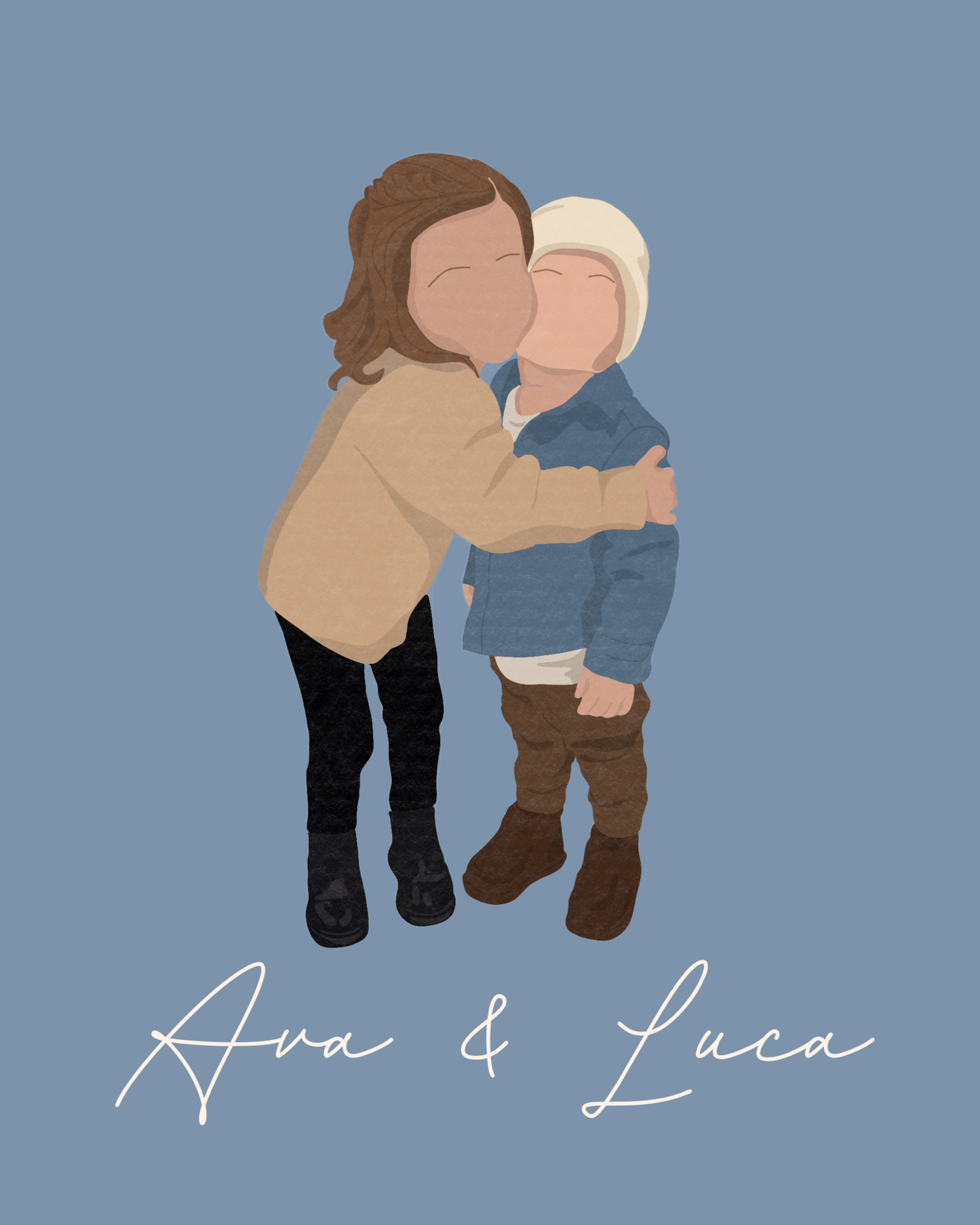 Custom Pet or Family Portrait Digital Download ONLY