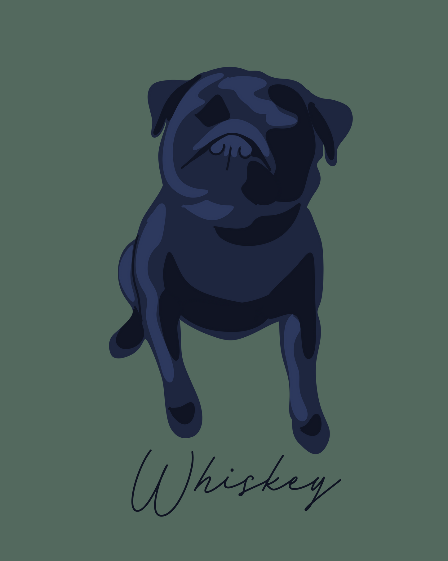 Custom Pet or Family Portrait Digital Download ONLY