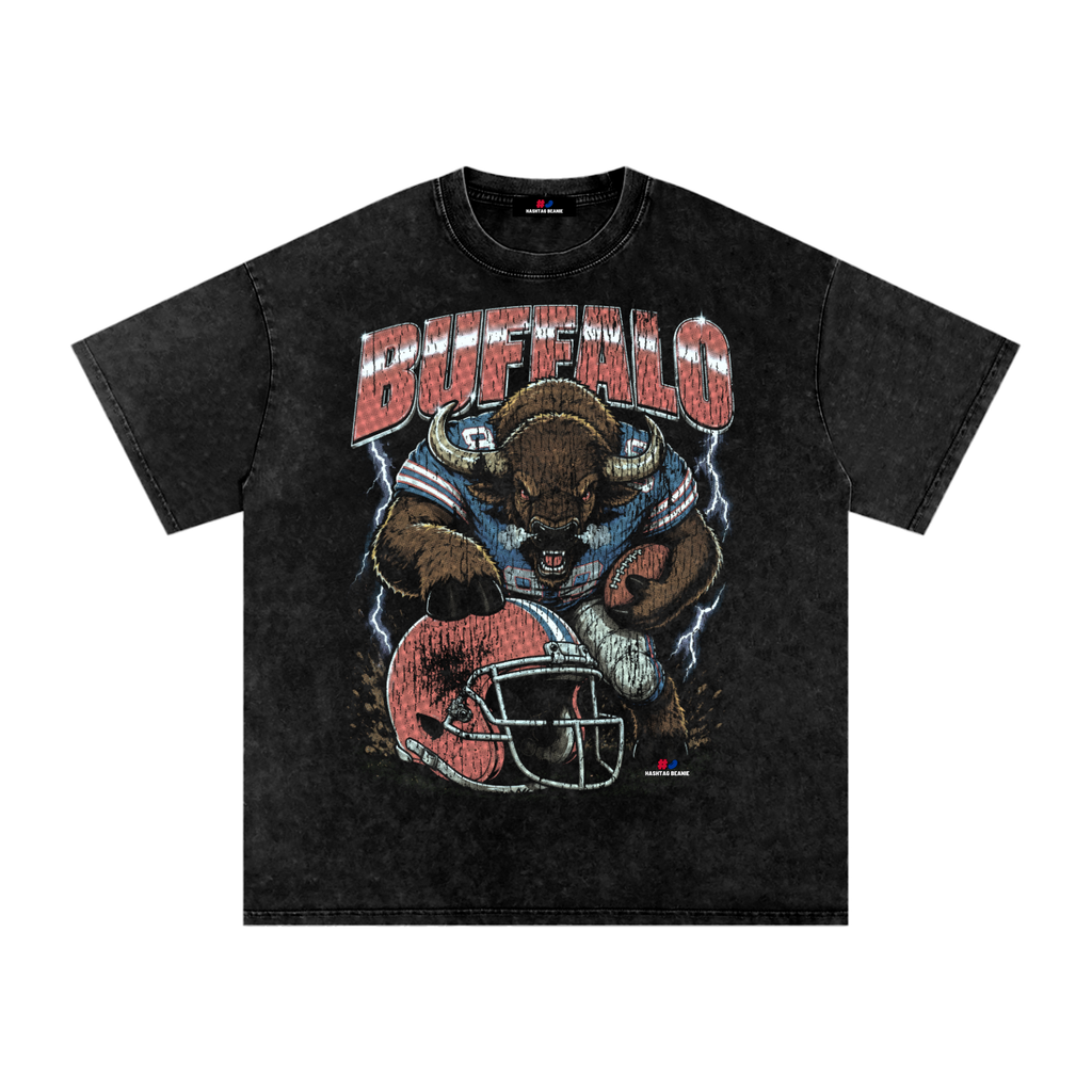 Vintage Style Buffalo Throwback T-Shirt
