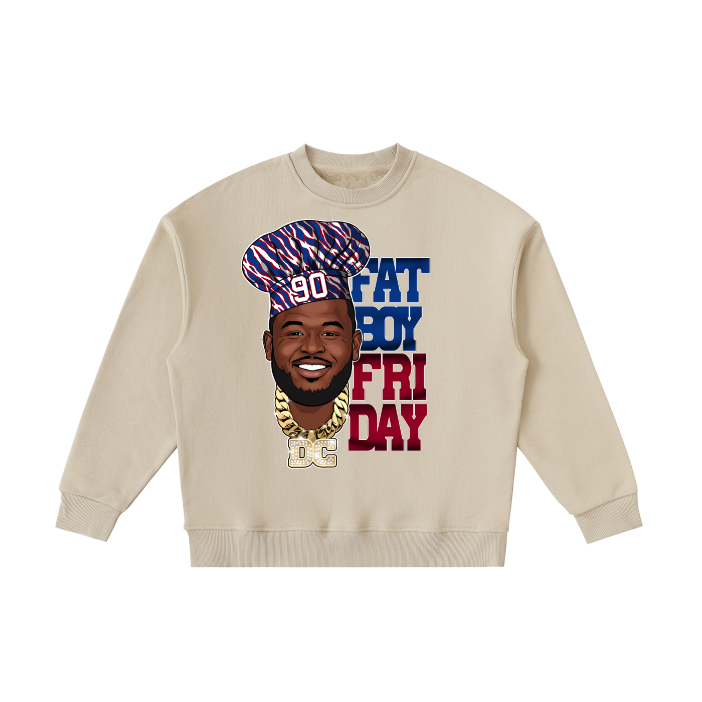 DeWayne Carter Fat Boy Friday Kids Fleece Crewneck Sweatshirt