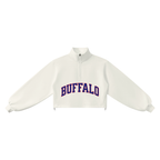 Buffalo Mock-Neck Quarter-Zip Sweatshirt