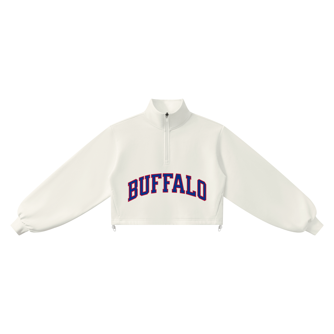 Buffalo Mock-Neck Quarter-Zip Sweatshirt