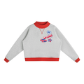 BE QUIET BUFFALO IS PLAYING Mock Neck Sweatshirt