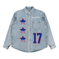 Buffalo Football Vintage Wash Denim Shirt