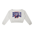 Buffalo Football Off-Shoulder Sweatshirt