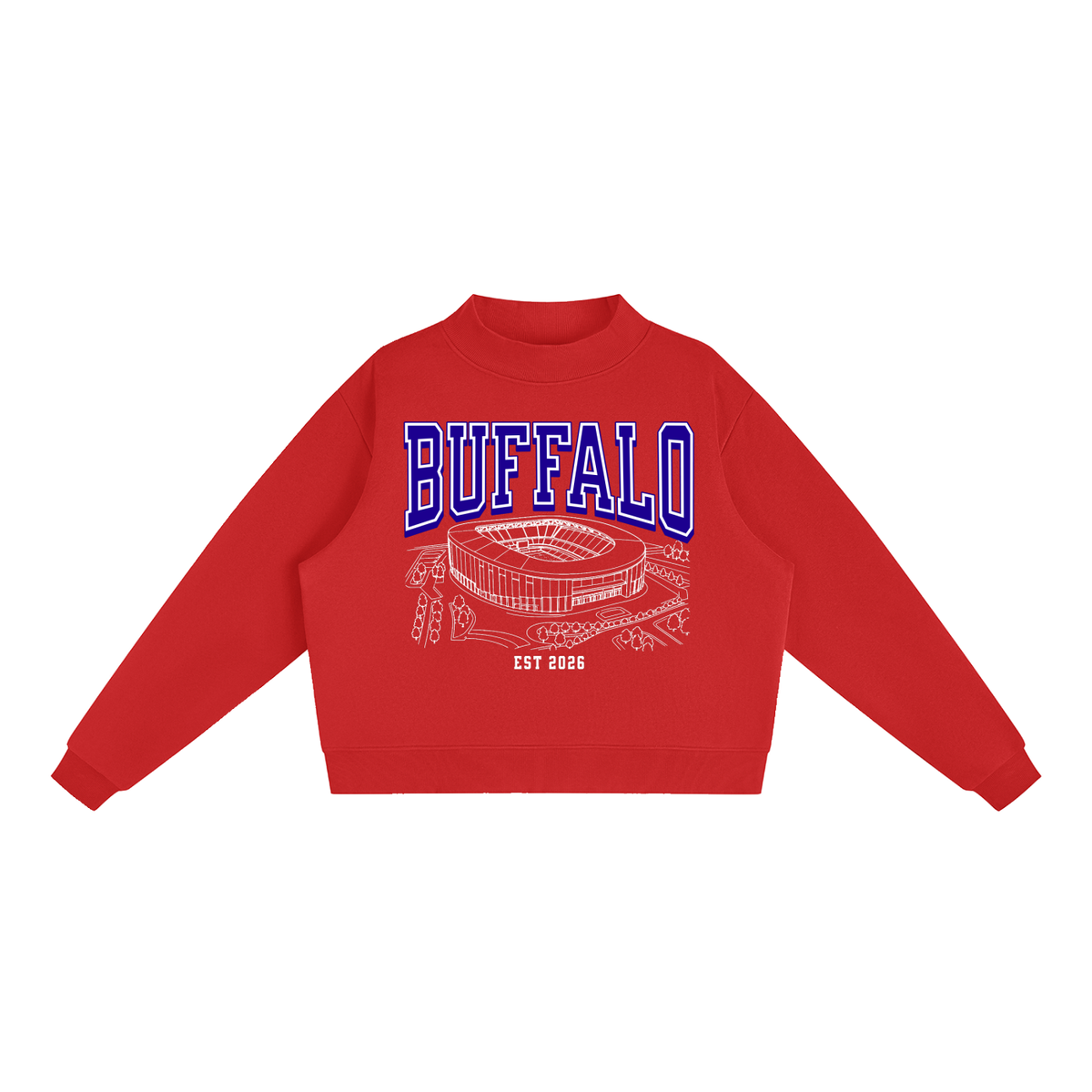 Buffalo Stadium 2026 Mockneck Sweatshirt set