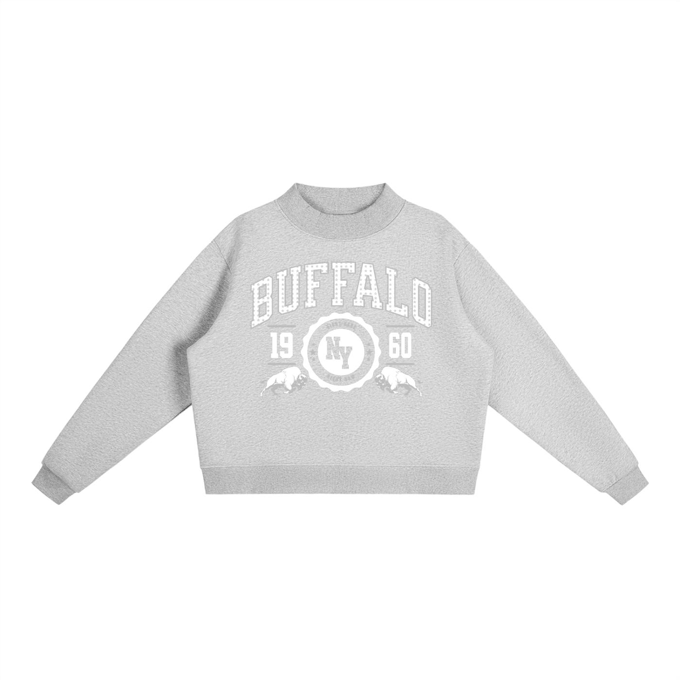 Summer Vibe Basic Mockneck Sweatshirt
