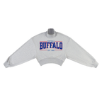 Buffalo Crop Mock Neck Sweatshirt