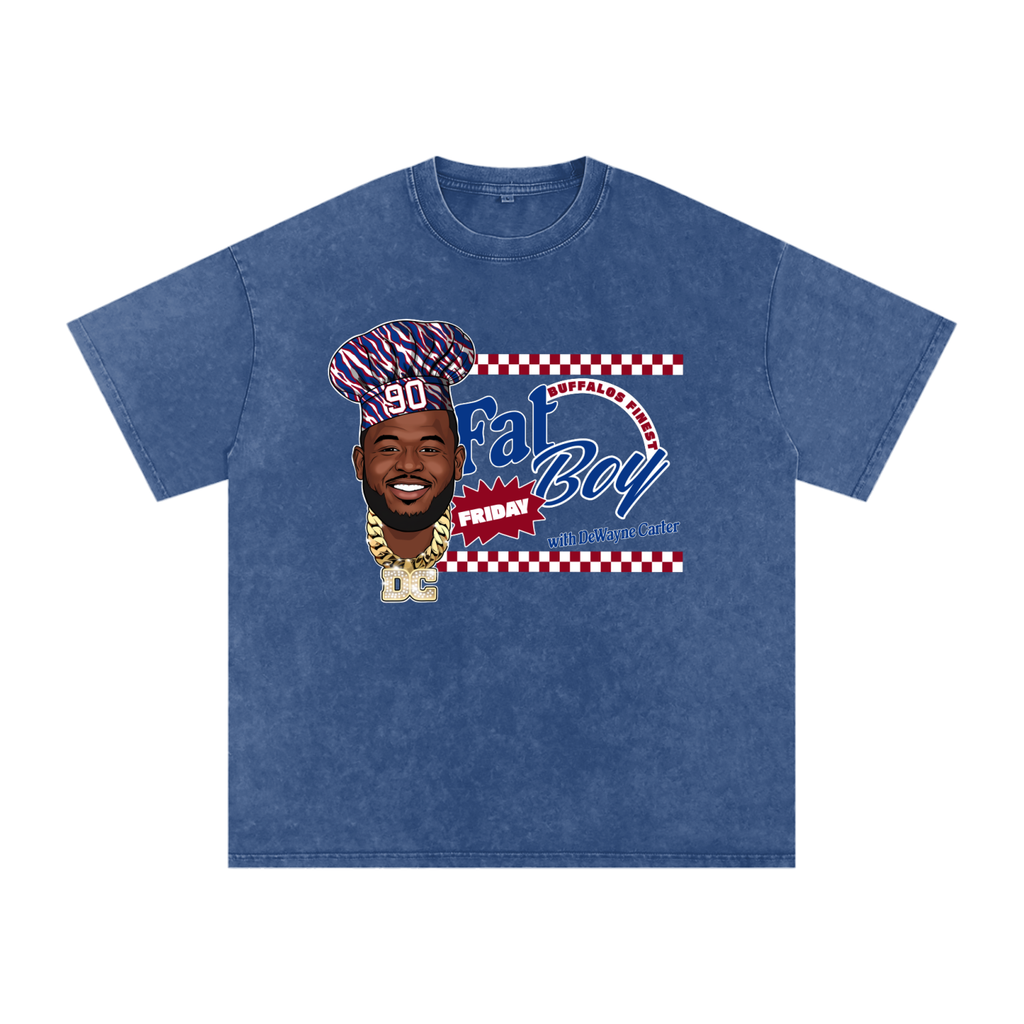 DeWayne Carter Fat Boy Friday X Hashtag Beanie Vintage Washed T-Shirt