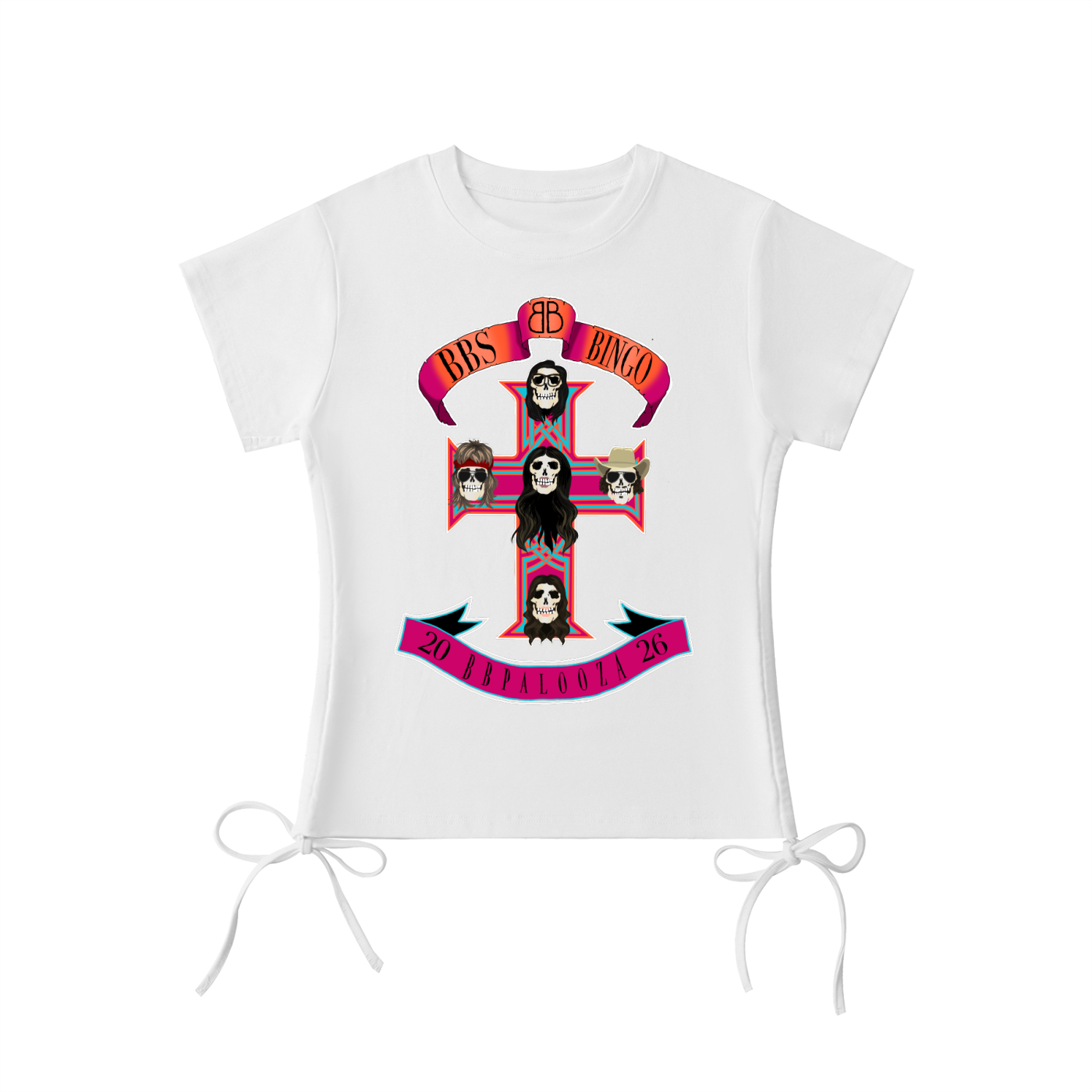 BBPALOOZA 2026 Bodycon Drawstring Shirt