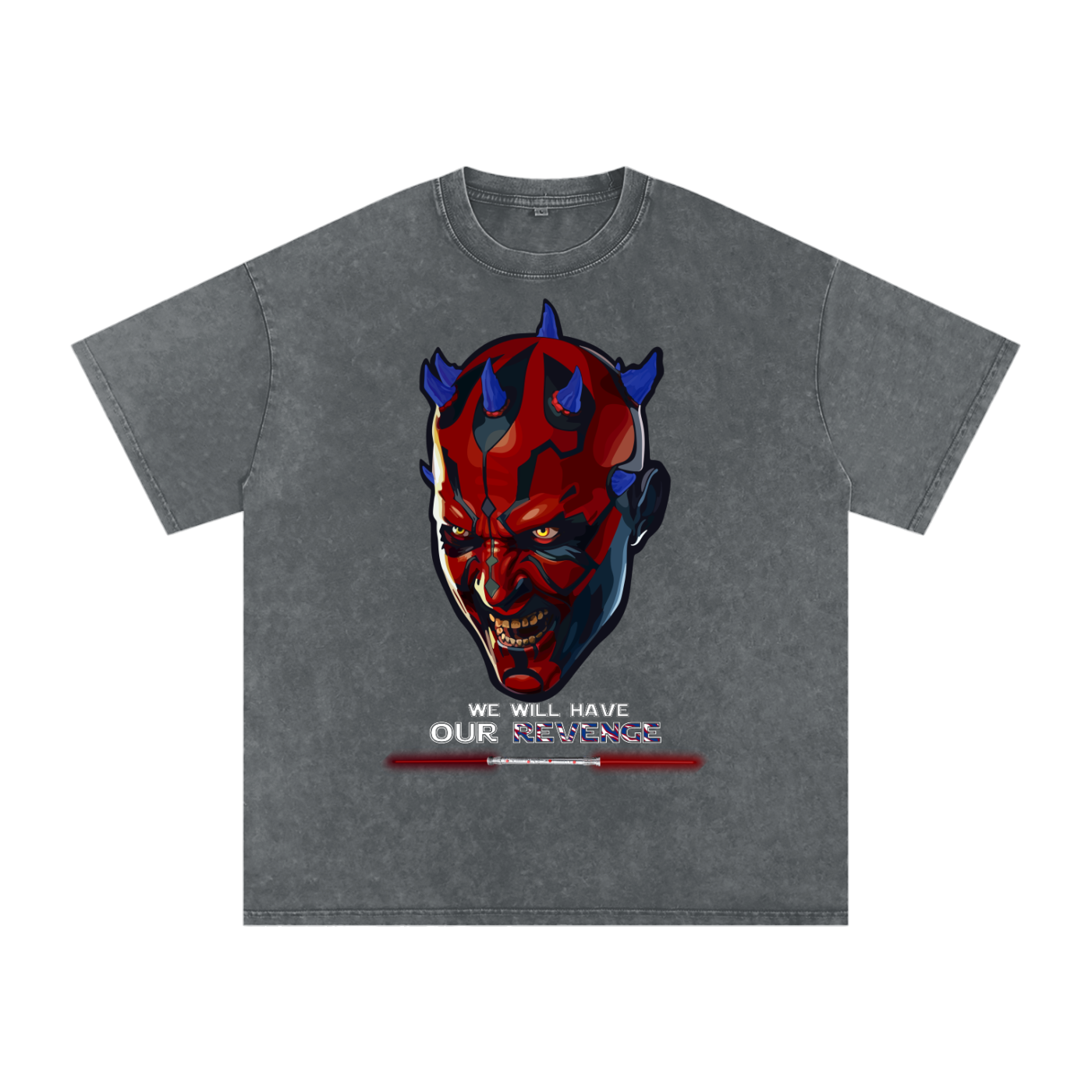 Darth Maul Mafia Revenge Vintage Washed T-Shirt