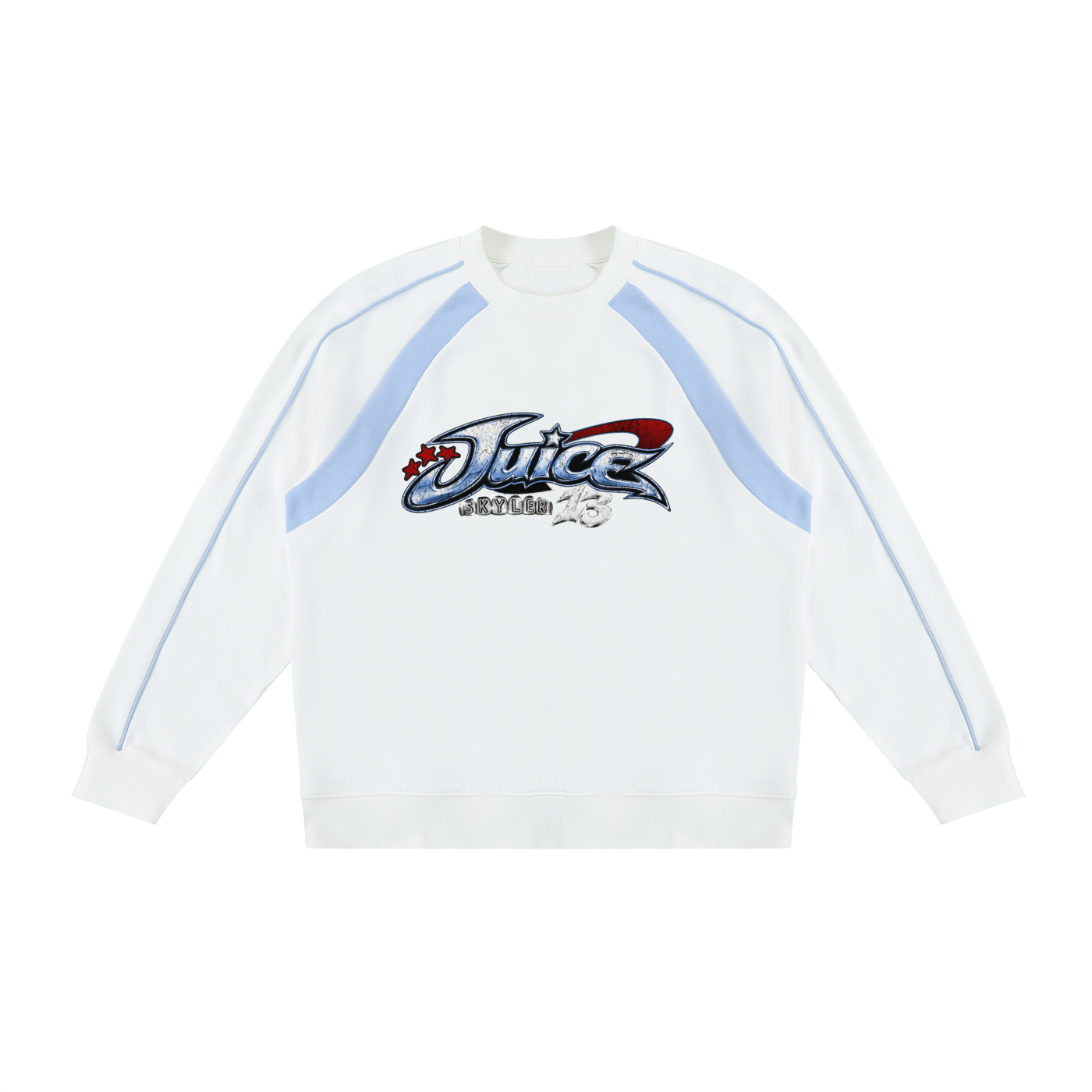 Skyler "JUICE" Bell Color Block Crewneck Sweatshirt