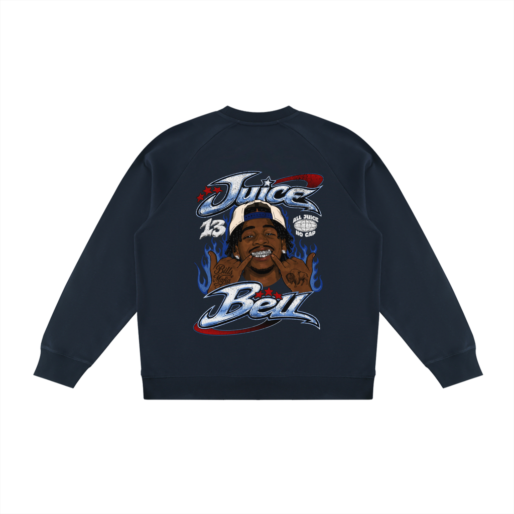Skyler "JUICE" Bell Color Block Crewneck Sweatshirt