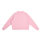 Summer Vibe Blush Mockneck Sweatshirt