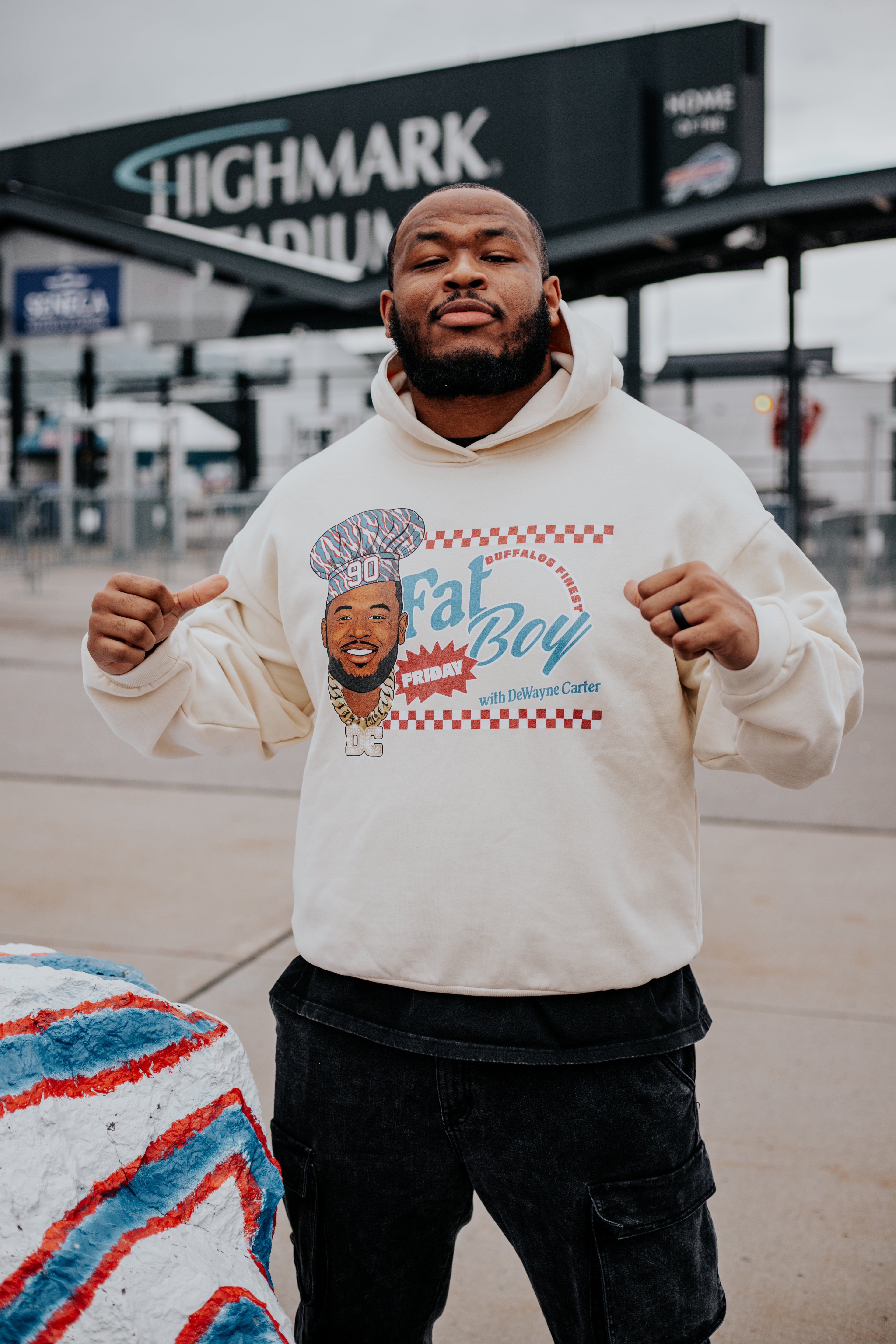 DeWayne Carter Fat Boy Friday Heavyweight Hoodie
