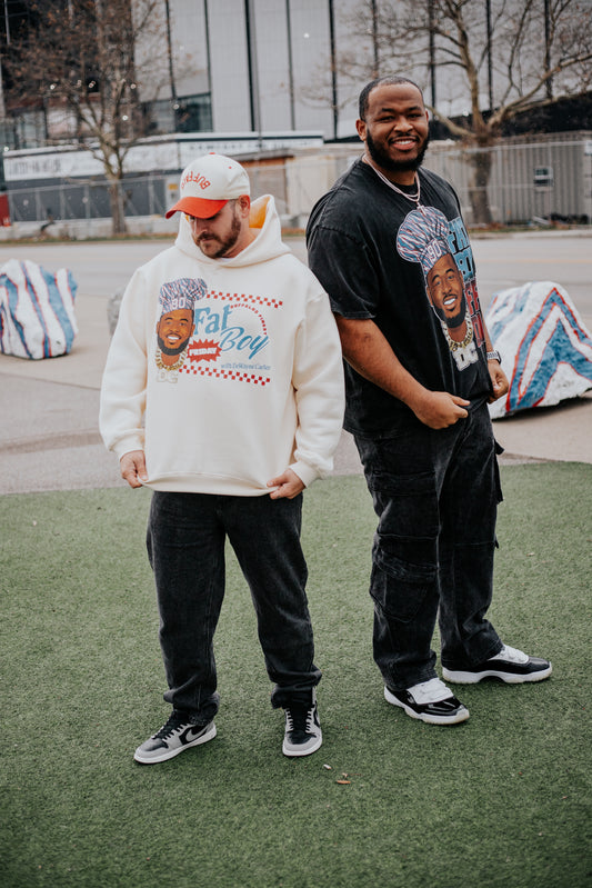 DeWayne Carter Fat Boy Friday X Hashtag Beanie Boxy Heavyweight Hoodie