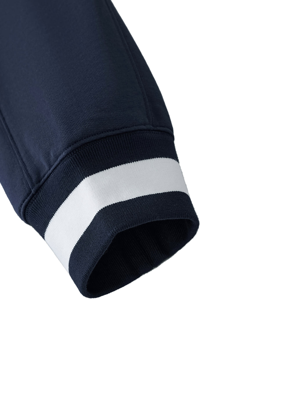 Buffalo Varsity V-Neck Contrast Collar Boxy Sweatshirt