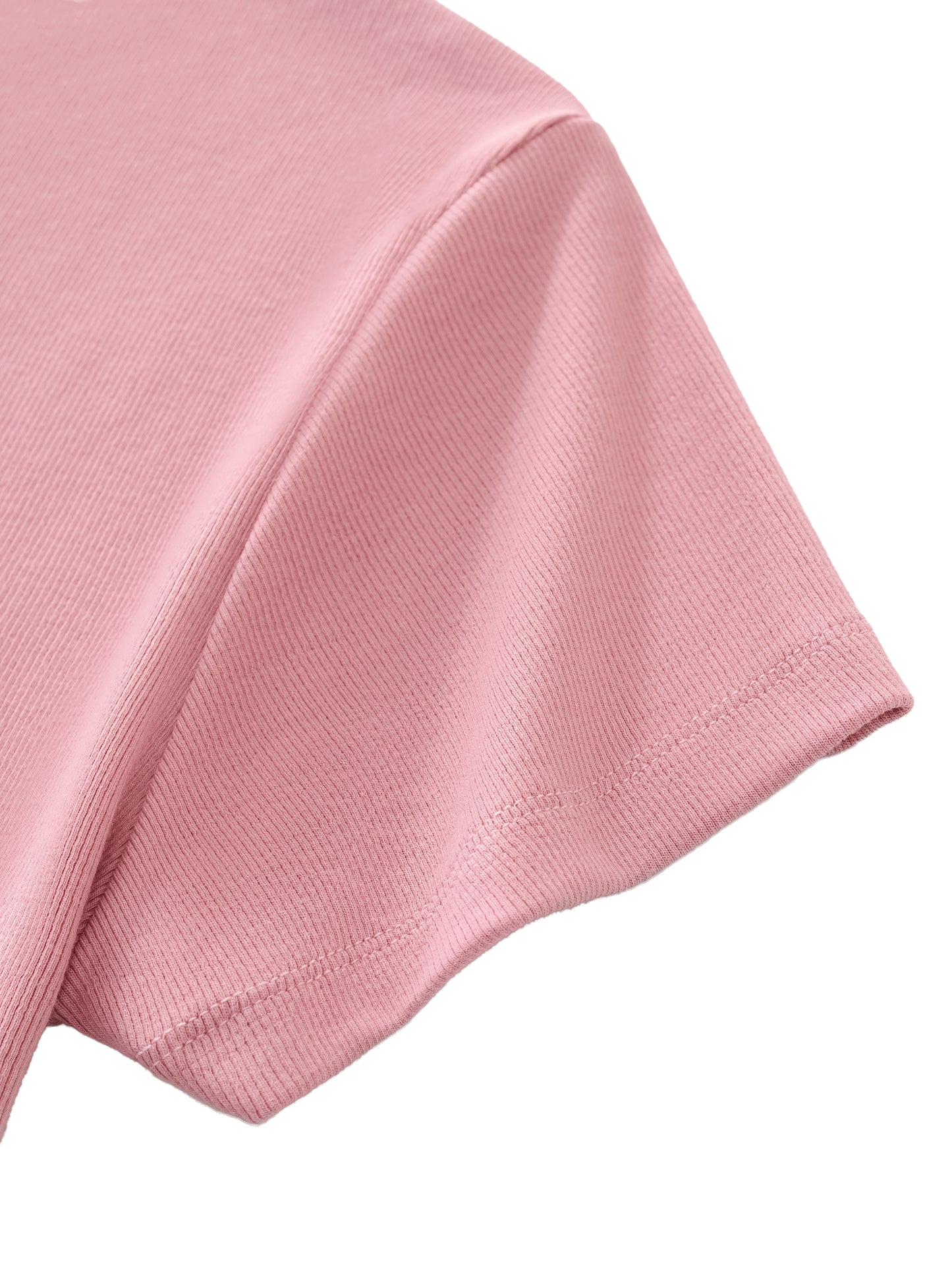 F#@K THE HATERS Slim Fit Mock Neck Baby Tee