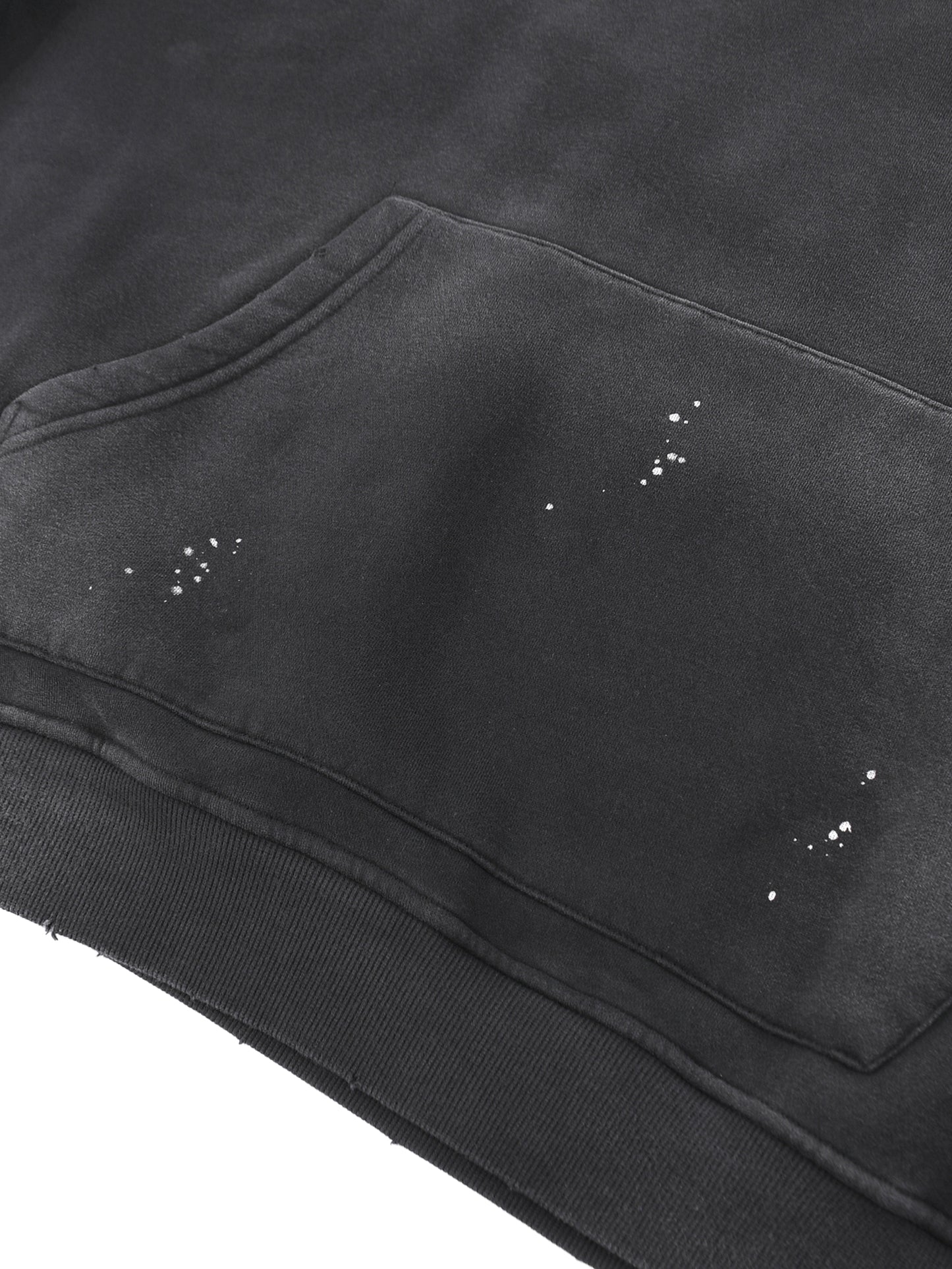 Buf Born For This Original Vintage Washed Frayed Fleece Hoodie