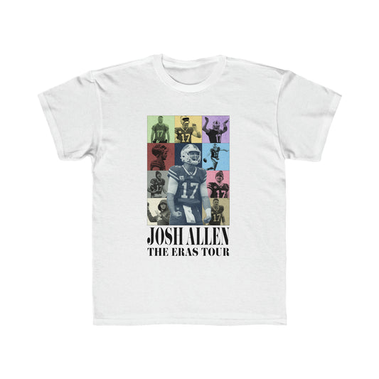 Youth Josh Allen Eras Tour Shirt, Buffalo Football Tee for kids, Bills Mafia Shirt