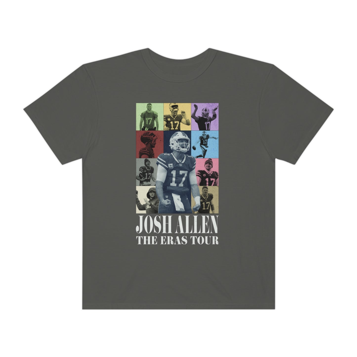 Printify Josh Allen Eras Tour Shirt, Buffalo Football Tour T-Shirt, Bills Mafia Eras Tour Pepper / S